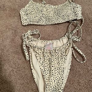Printed 2 piece bathing suits